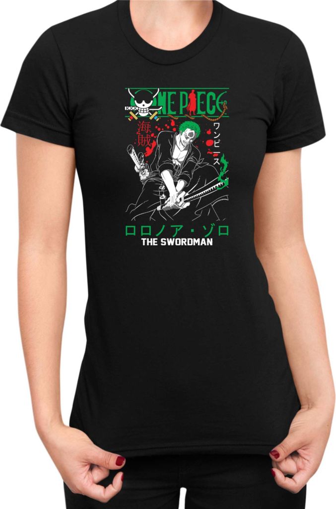 Damen T-Shirt Manga Japan Anime Comics Animation One Manga Piece Anime 0024, Lady M / Schwarz