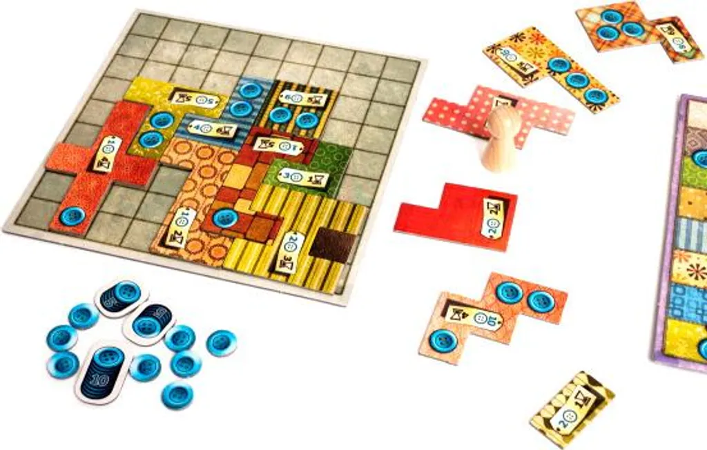 Jeu Patchwork 17742 Rebel : édition polonaise avec tuiles colorées - 5