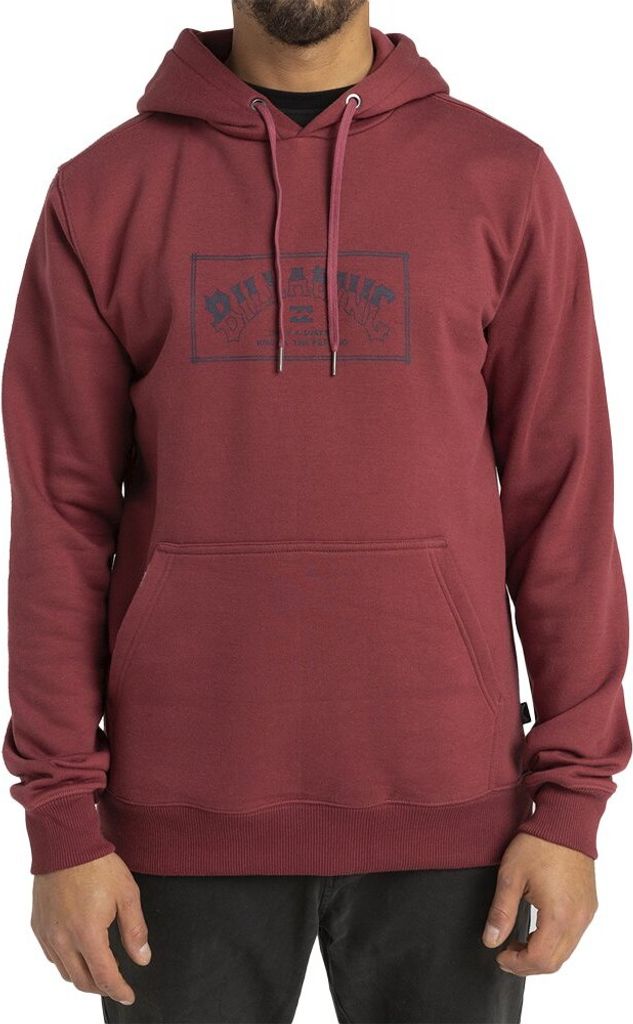 Billabong Arch Print Po Kapuzenpullover Lila S Mann Lila S