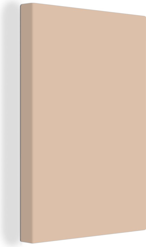 OneMillionCanvasses - Leinwandbilder - 90x140 cm, Beige - Farben - Unifarben, Wandbilder Kunstdruck Wanddekoration - Foto auf Leinwand - Gemälde...