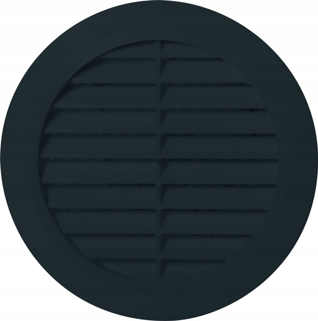 Rundes Lüftungsgitter T30CZ fi100 schwarz