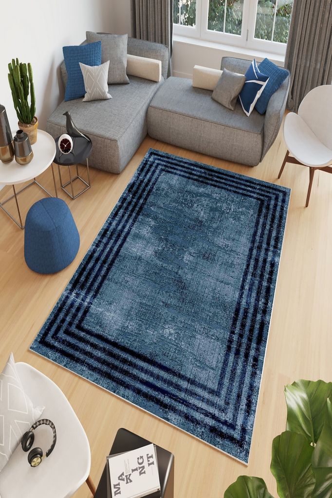 Conceptum Hypnose, W787- W787 HFT, Blau, Teppich, 160 x 230 Produktbild 