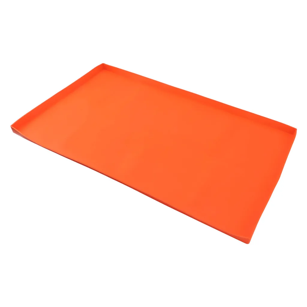 Tapis de gril en silicone orange pour plancha Blackstone 36 pouces