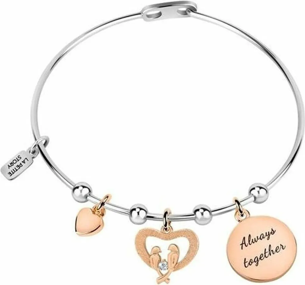 La Petite Story Bracciale LPS05ASD03 - Eleganza Essenziale in Acciaio