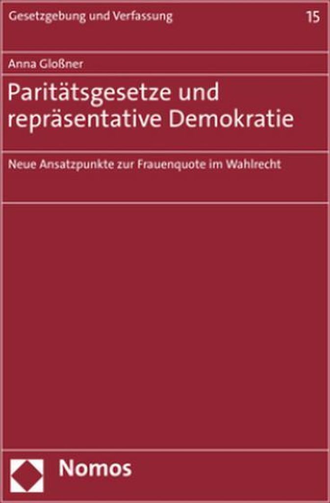Paritätsgesetze und repräsentative Demokratie