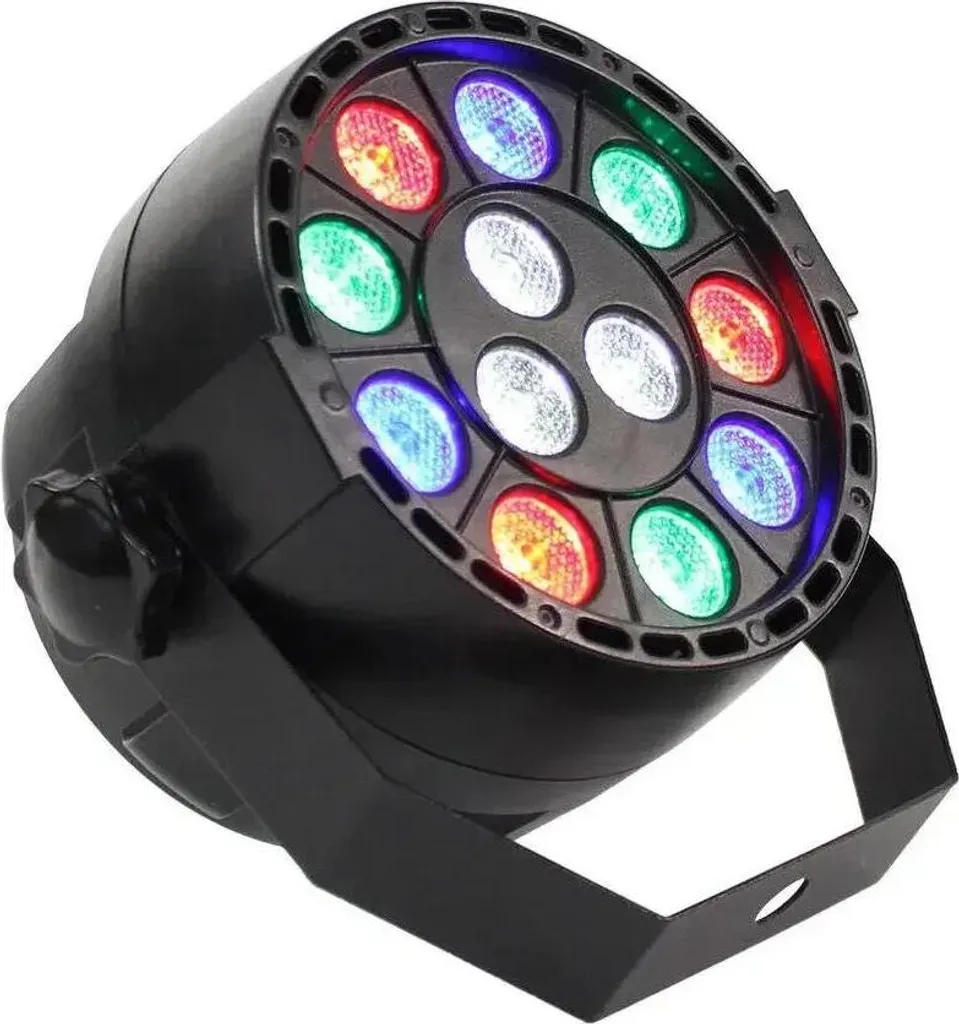 Set Luci Discoteca LED RGB Sound Control - 4 Pezzi per Eventi Top