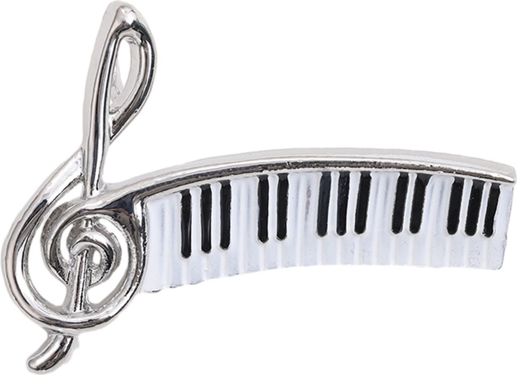 Kreative Klavier Musiknoten Form Brosche Exquisite Elegante Literarische Musikinstrument Abzeichen Hochzeit Party Schmuck Geschenk