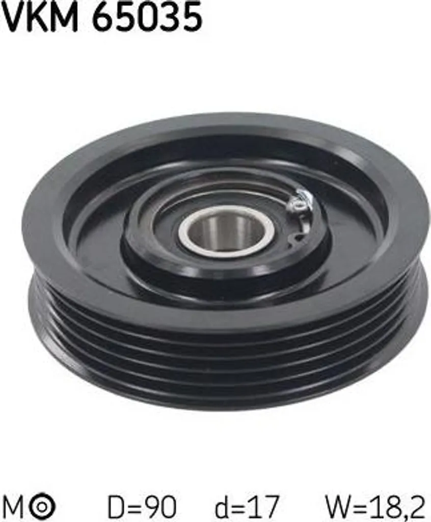 Galet Tendeur de Courroie Accessoire SKF VKM 65035 pour Hyundai et Kia