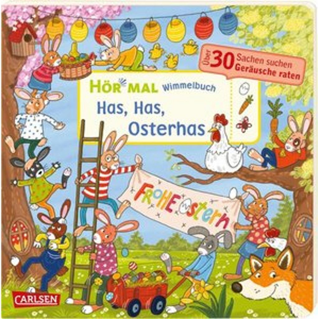 Hör mal (Soundbuch): Wimmelbuch: Has, Has, Osterhas Produktbild 