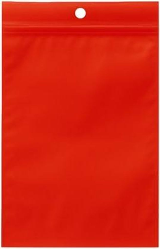 Strangbeutel 50 x 70 mm, 50 μm, 50 Stück, ROT