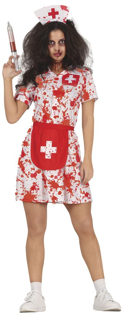 Děsivý kostým Zombie zdravotní sestra Halloween 2026 Obrázek produktu 