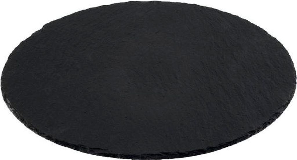 APS Naturschieferplatte Durchmesser: 330 mm anthrazit Produktbild 