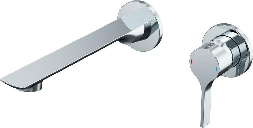 Steinberg Serie 290 Waschtisch-Wand-Einhebelmischer, Fertigmontageset, Ausladung 207mm, 29018143
