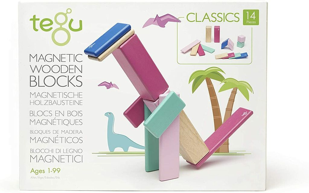 TEGU Magnetic Wooden Blocks, 1 Jahr(e), 14 Stück(e), Holz