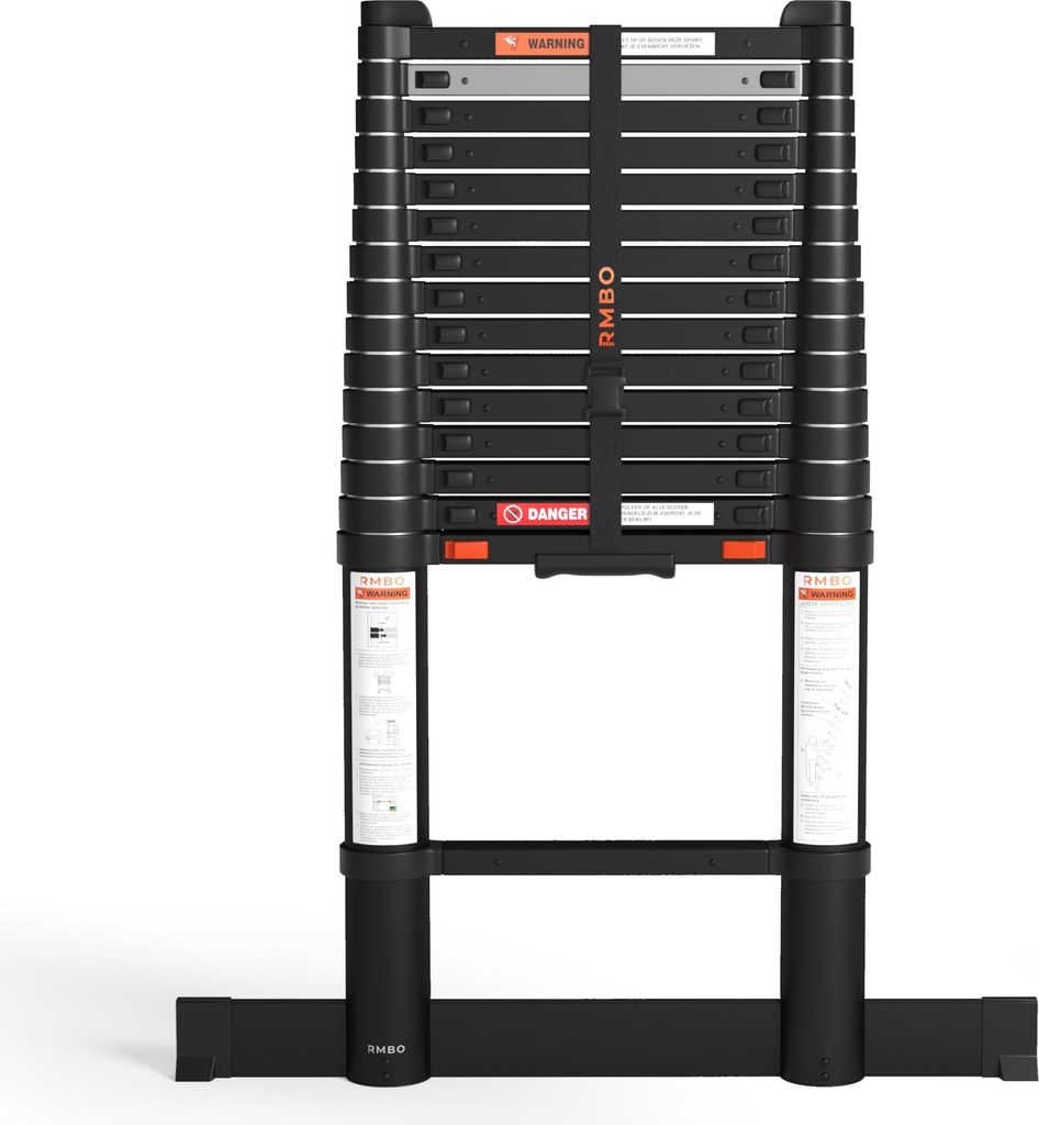 RMBO Teleskopleiter 4,7 m lang, Soft-Closing, Max. Produktbild 
