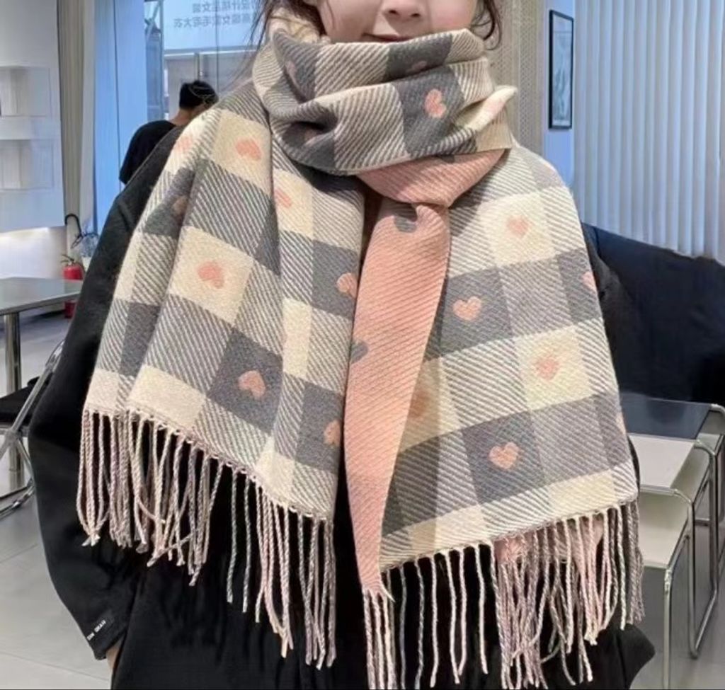 Generisch Schal Damen Kaschmir Winterschal Wollscha Produktbild-Vorschau 7