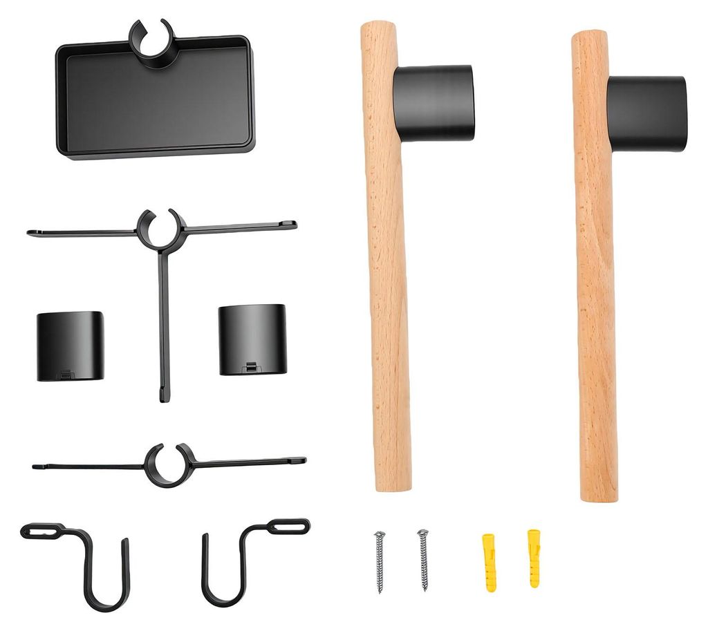 Aufbewahrungsregal für Fahrradausrüstung, ABS-Holz, zur Wandmontage, für Fahrradhelme, Schuhe, für Garage, Zuhause, Innenbereich