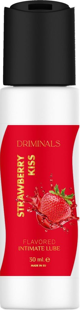 Driminals Strawberry Kiss glijmiddel, 30 ml Productafbeelding 