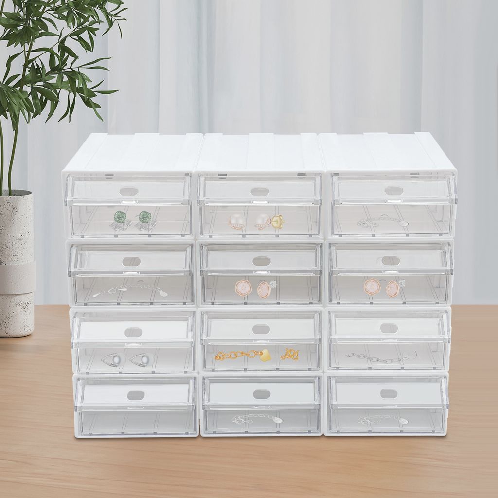 12 Stück  Schublade Organizer Aufbewahrungsbox Produktbild 