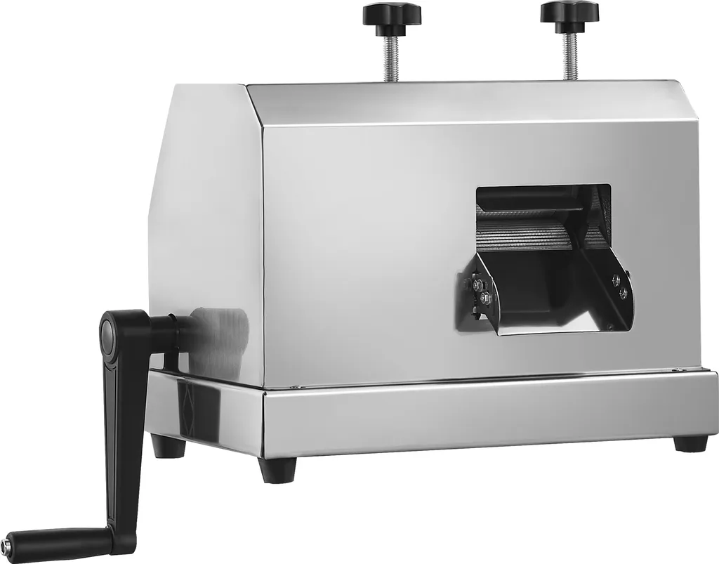 Extracteur Jus Canne Manuel Inox - Haut Rendement 110 Lbs/h - 3 Rouleaux