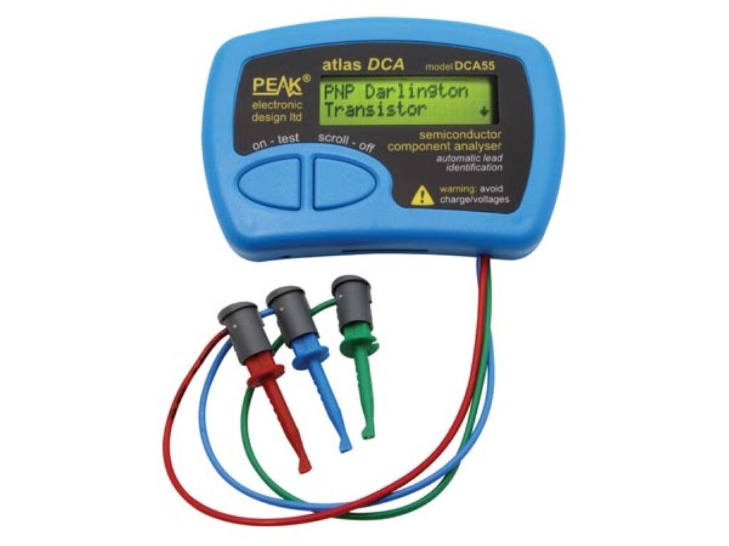 Peak Fortschrittlicher Halbleiter Analyzer für Bauteile, Grafikdisplay, Transistor MOSFET Diode LED