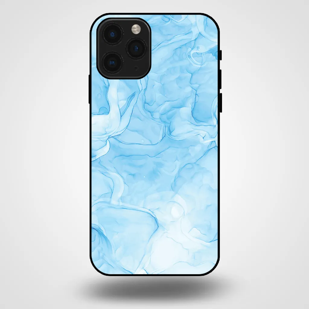 Cover Artigianale Marmo Azzurro iPhone 11 Pro | TPU Smartphonica