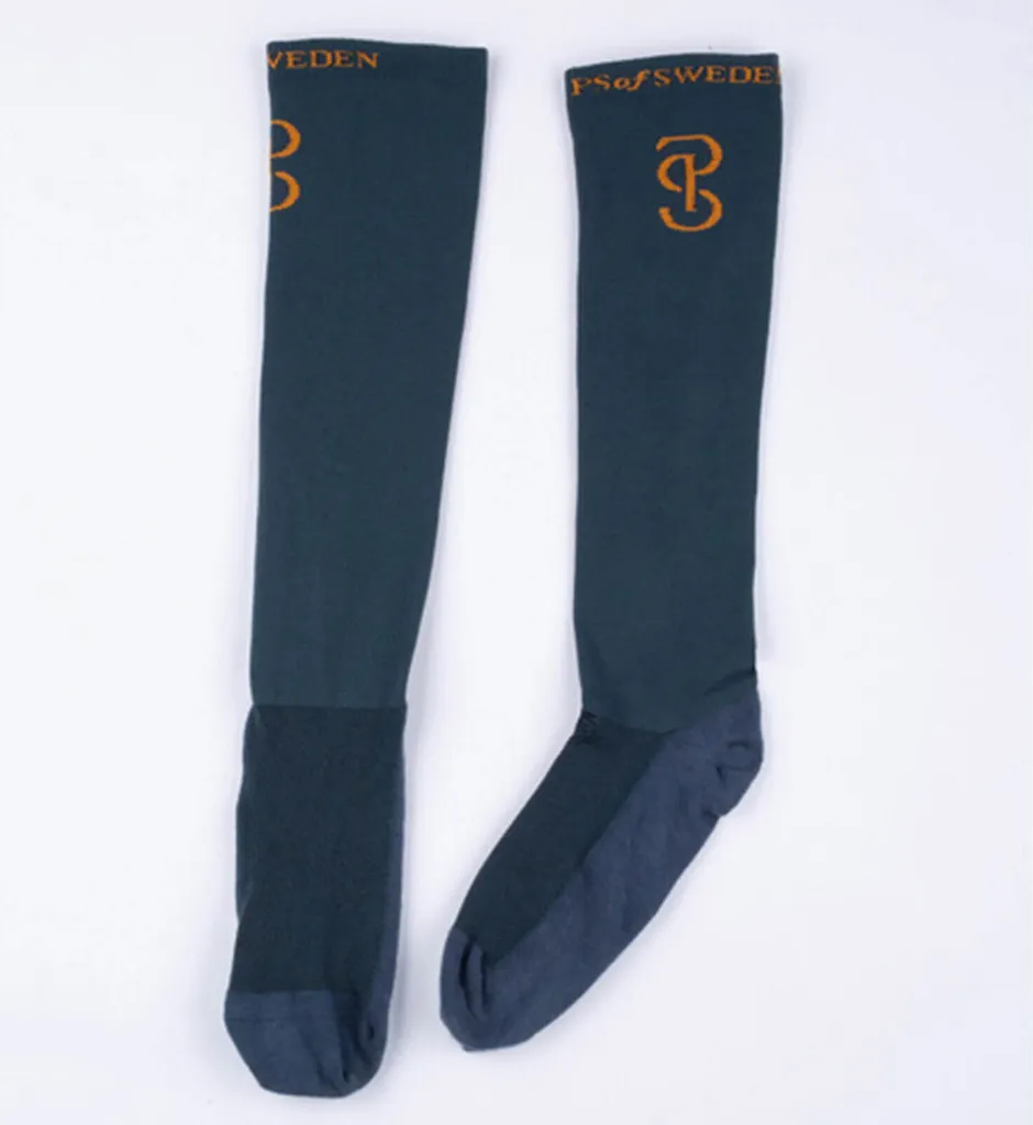 PS of Sweden Chaussettes d'équitation Sky FS 2024 Storm Blue 36/38