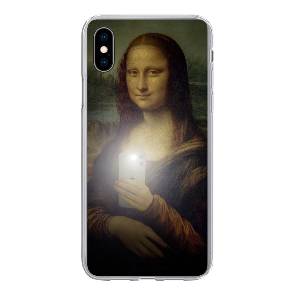 MuchoWow® Handyhülle Schutzhülle Hülle für iPhone Xs Mona Produktbild 