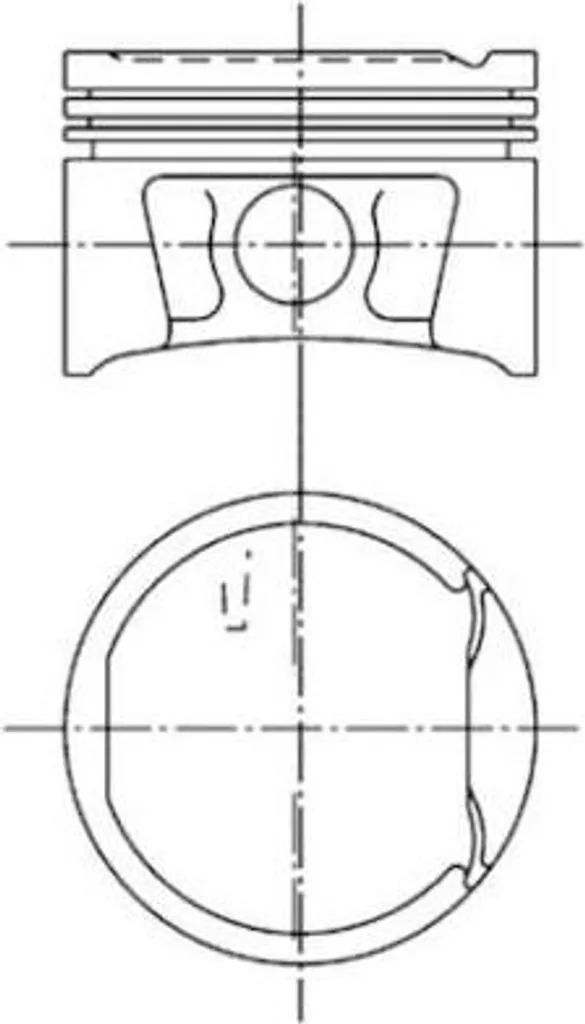 Piston OE 1200000QAB Haute Résistance pour Passat, Golf et Focus MK2