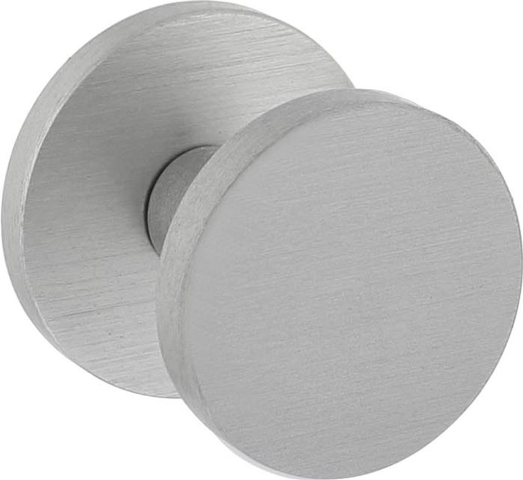 Türknauf Haustür rund feststehend 55 mm Aluminium - Pro Stück