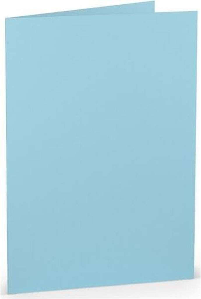 Briefkarte Paperado A5 HD aqua RÖSSLER 164010124 148x210mm gerippt