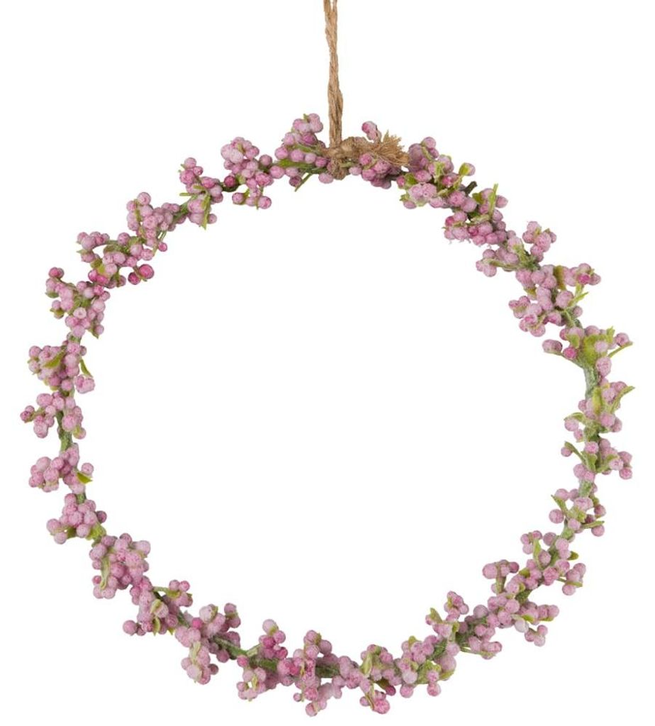 Blumenring Schleierkraut Reif Dekokranz rosa Ø 17 cm Produktbild 