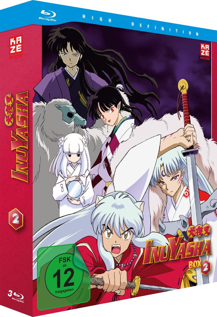 InuYasha - TV Serie - Box 2 - Episoden 29-52 - Blu-Ray Produktbild 