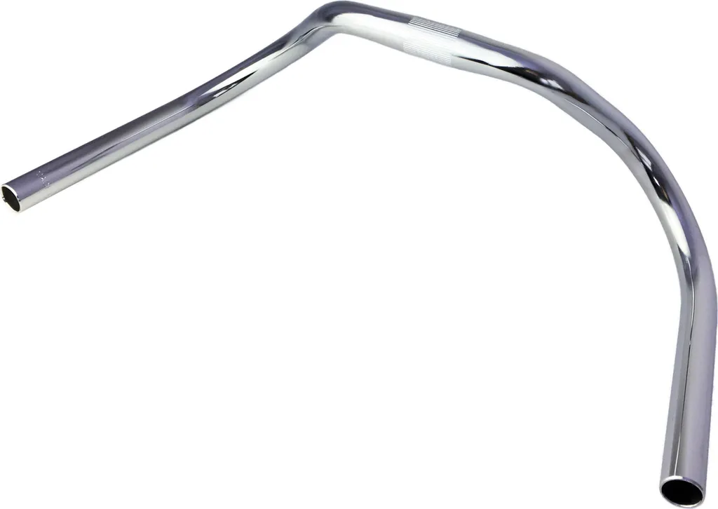 Guidon de Vélo Courbé Urban Upright Boardtracker en Acier Chromé