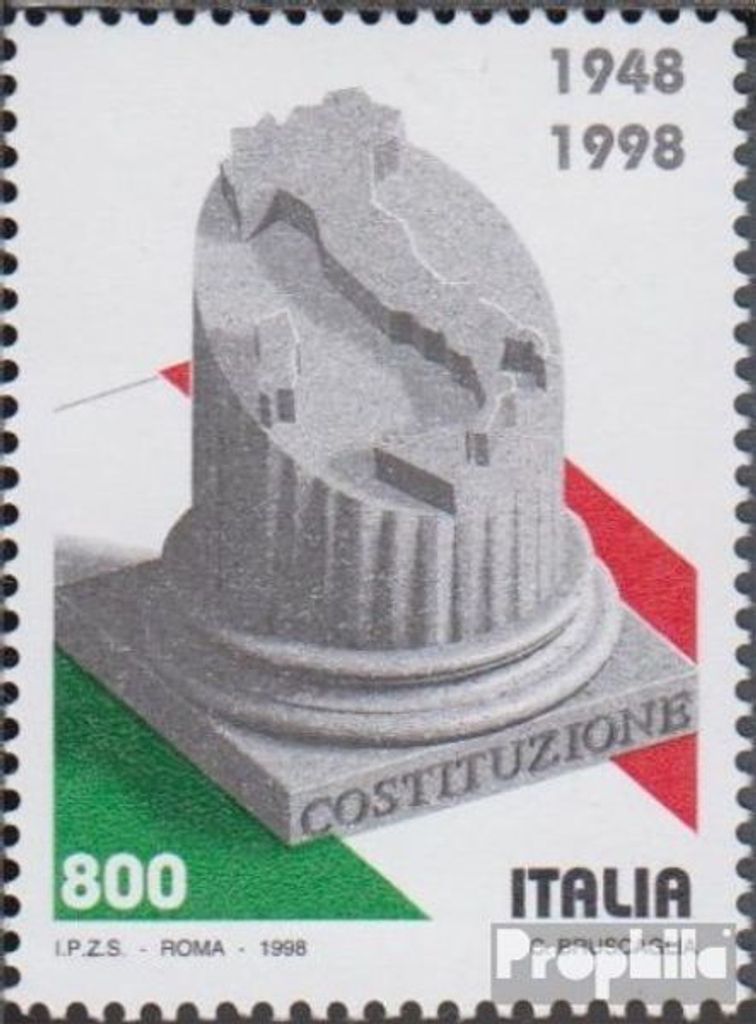 Briefmarken Italien 1998 Mi 2546 (kompl.Ausg.) postfrisch Staatliche Istitutionen