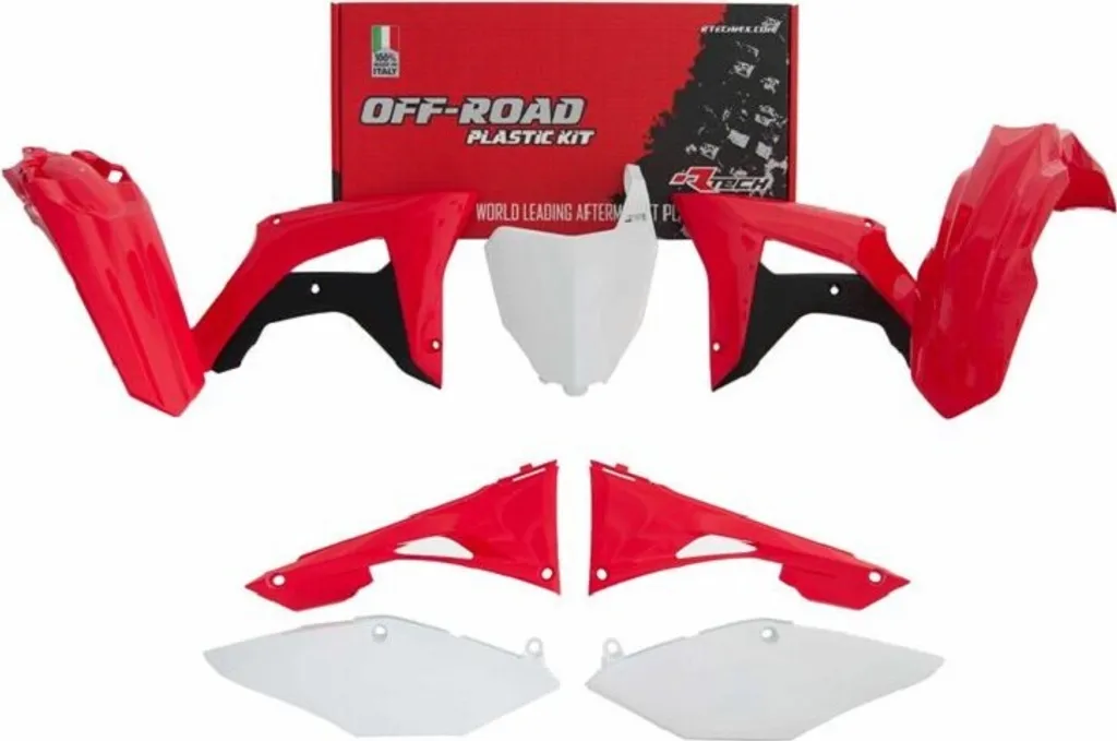 Kit plastique RACETECH haute résistance pour Honda CRF 250 450 rouge 2016