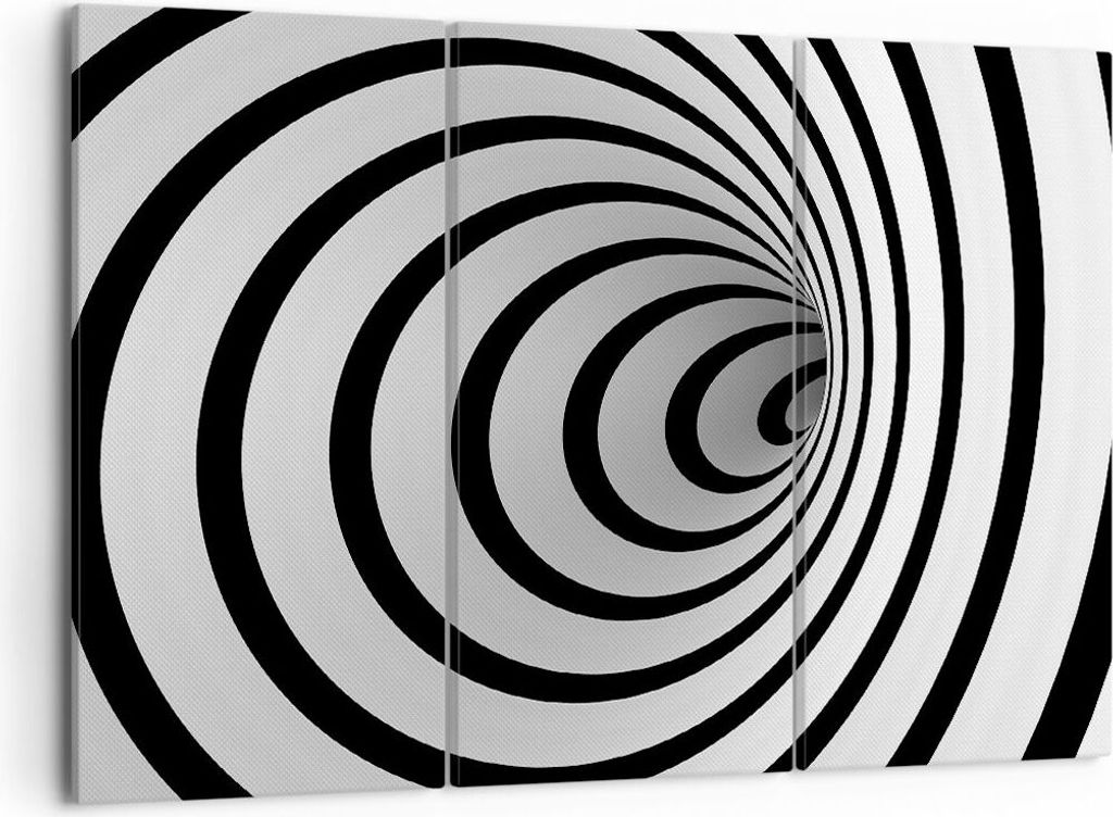 Bild auf Leinwand - Leinwandbild - Spirale abstrakt komposition - 105x70cm - Wand Bild - Wanddeko - Leinwanddruck - Bilder - Kunstdruck - Wanddekor...