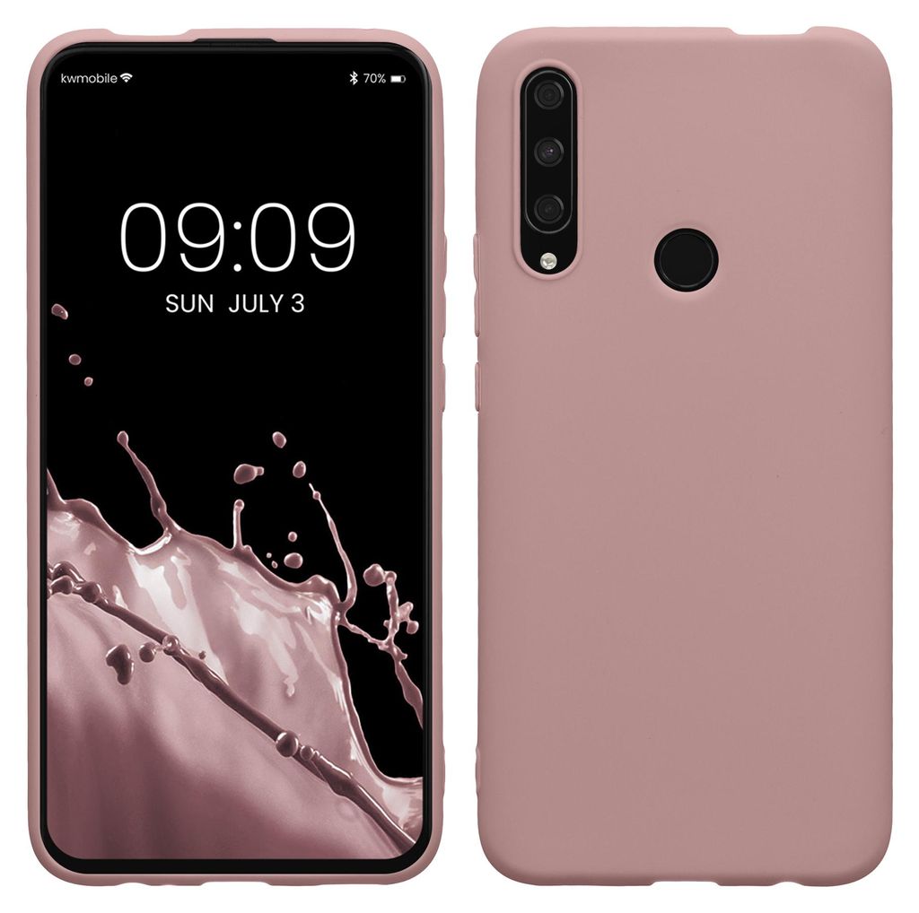 kwmobile Handyhülle für HONOR 9X (EU-Version) Hülle - TPU Case - Kabelloses Laden - Schutzhülle Cover in Nude Lilac