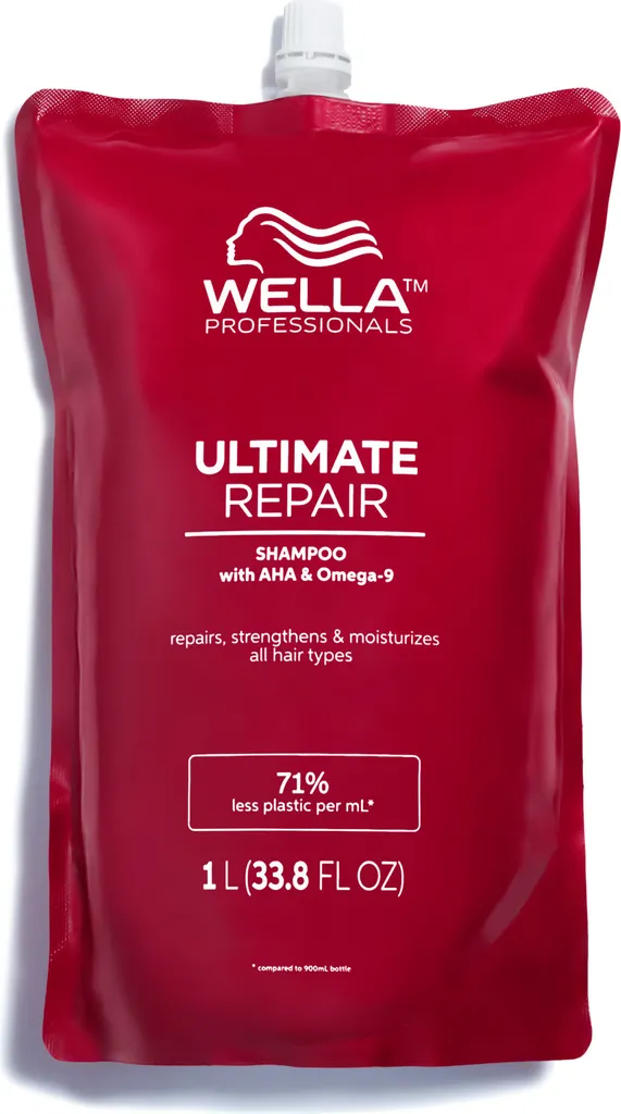 Wella Ultimate Repair Shampoo 1 Litro Refill: Rigenerazione Totale