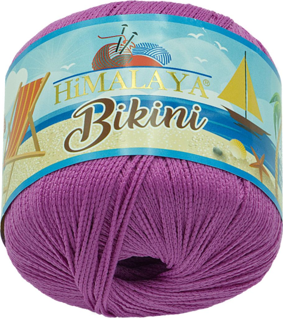 Przędza BIKINI - 50 g / 165 m - Różowa Zdjęcie produktu 