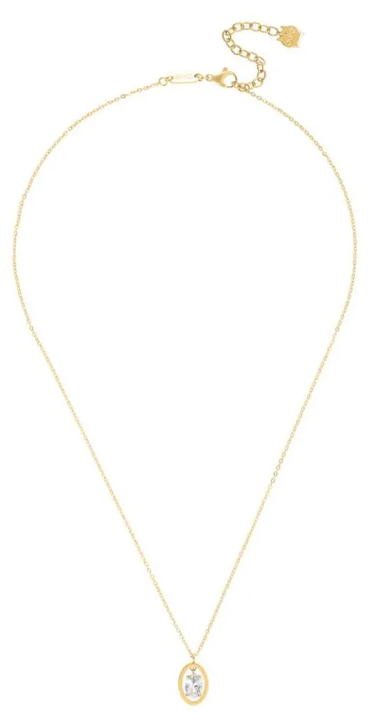 Collier Ao Ojnn39G en Argent Sterling avec Pendentif Élégant Ajustable