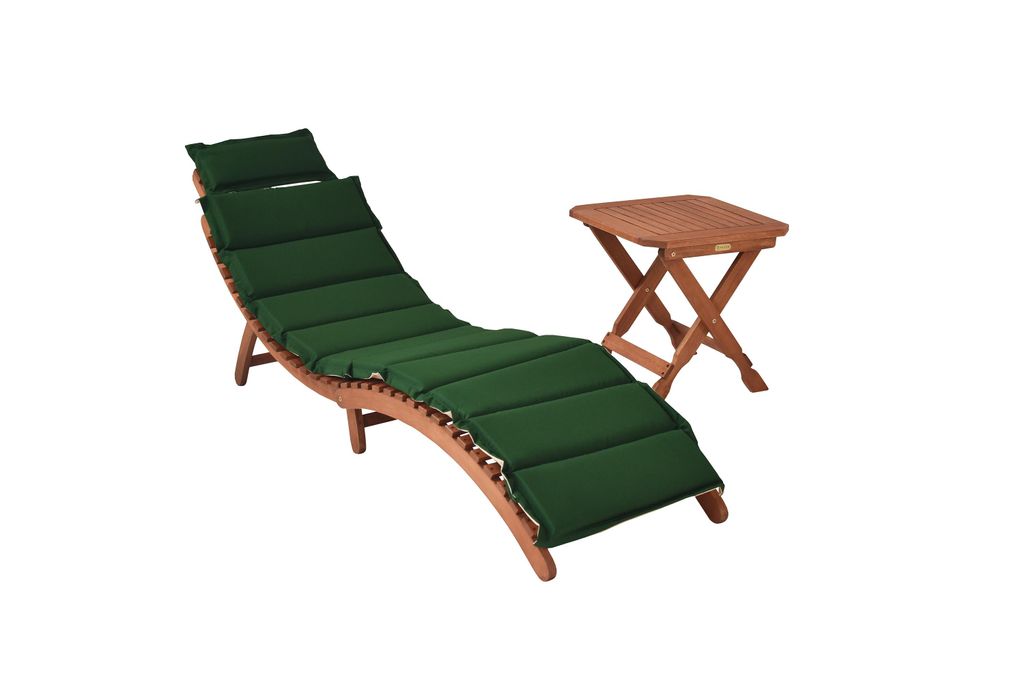Merxx Gartenliegen Set Ipanema 3tlg., 1 Liegen, 1 Auflage Produktbild 