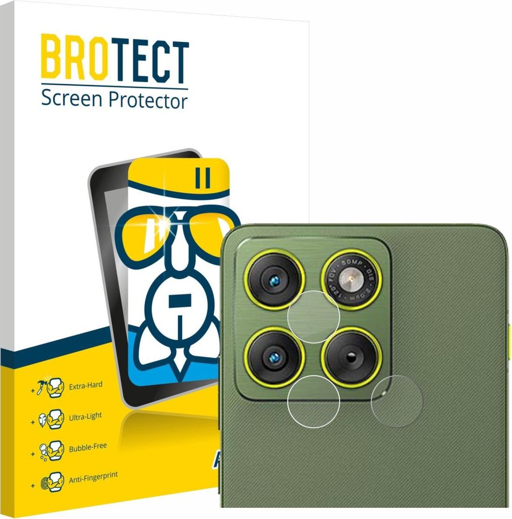 BROTECT Schutzglas für Motorola Edge 70 (NUR Kameraschutz) Schutzfolie Panzer Folie Glas Display Schutz klar
