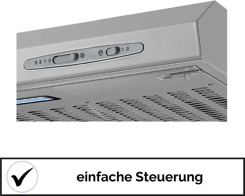 YUNA Milena Dunstabzugshaube KUBH 60210, 60 cm, inklusive Produktbild 4