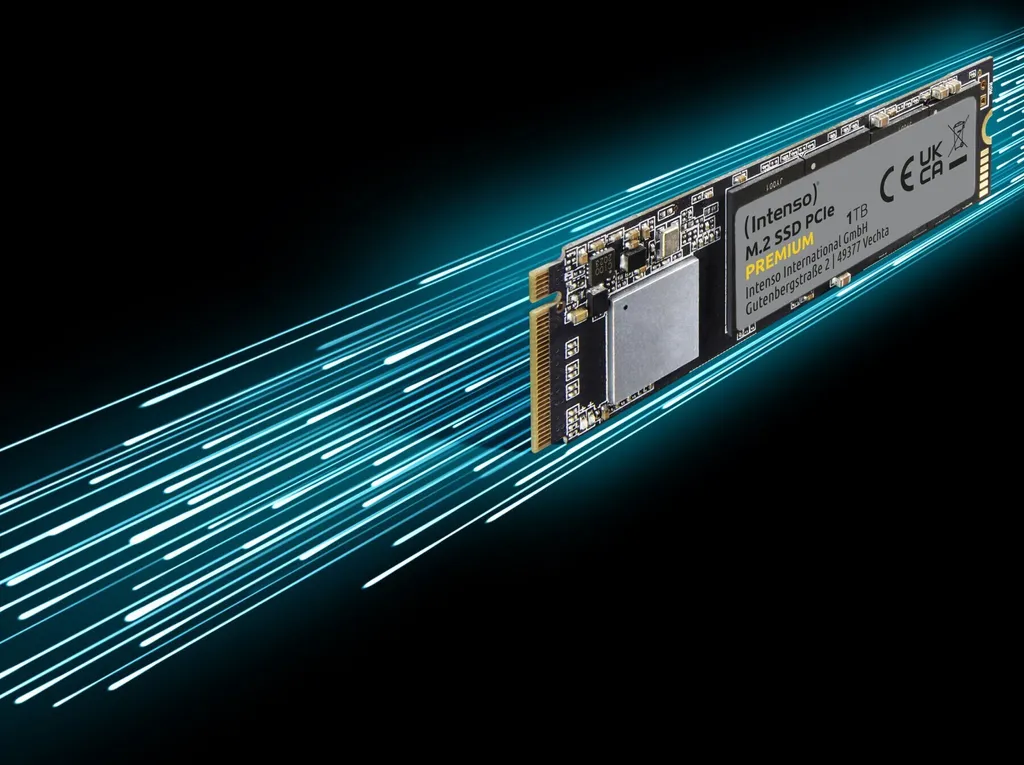 SSD Intenso Premium 2TB NVMe Gen.3x4 - Performances 2100Mo/s Lecture