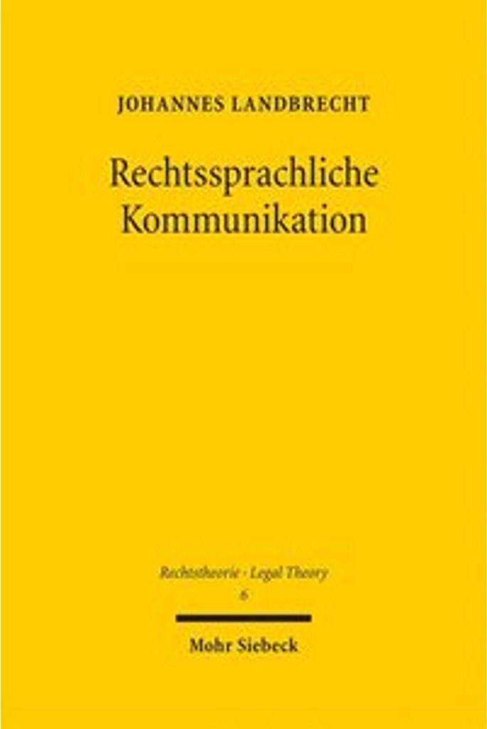 Rechtssprachliche Kommunikation