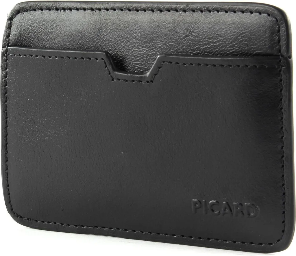 Porte-cartes Cuir Noir PICARD Apache - Idéal pour Homme Moderne et Actif