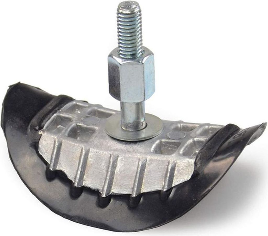 TECNIUM Reifenhalter Aluminium gummiert Vorderrad - 1,85"