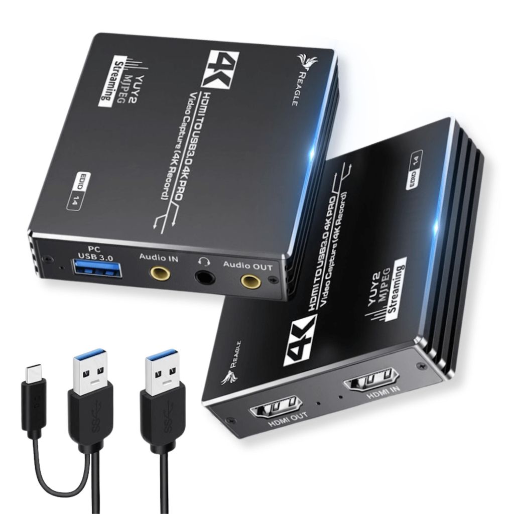 REAGLE Videoaufnahmekarte Game Capture Card HDMI 4K 60Hz zu Produktbild 