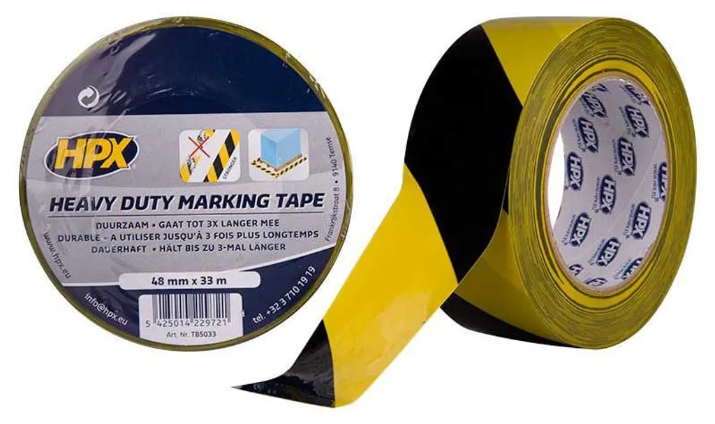 Ruban HPX Marquage 48mm Doré : Solution Durable pour Sols Difficiles